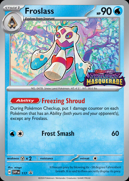 Froslass SVP 117