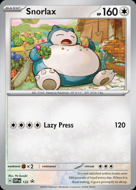 Snorlax SVP 122