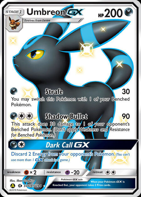 Umbreon-GX Shiny Vault SV69