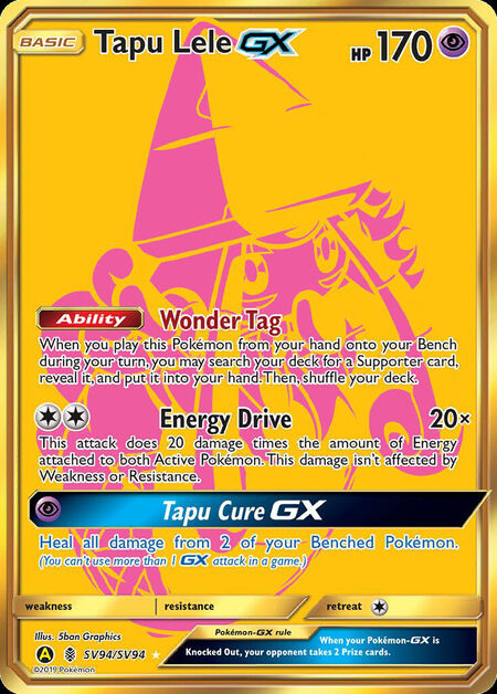 Tapu Lele-GX Shiny Vault SV94