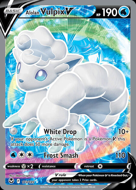 Alolan Vulpix V SIT 173