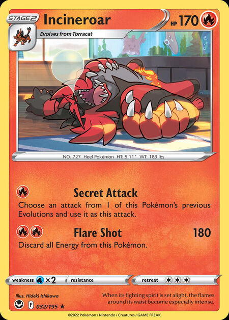Incineroar SIT 32