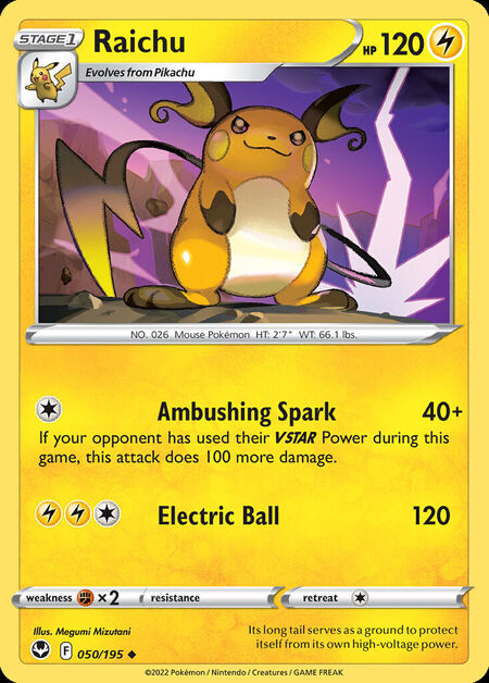 Raichu SIT 50
