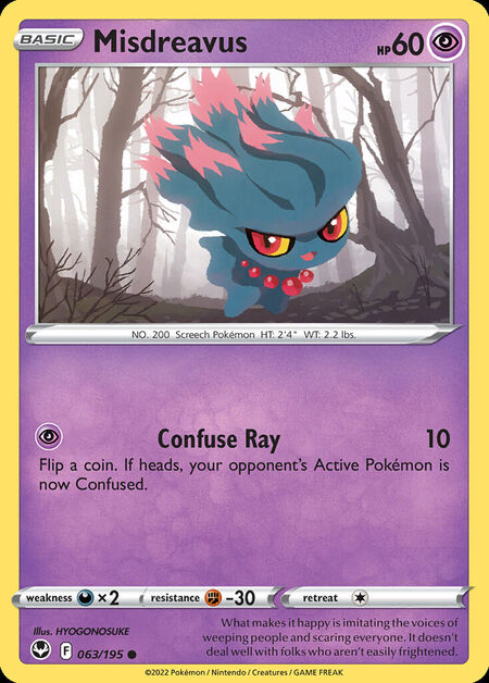 Misdreavus SIT 63