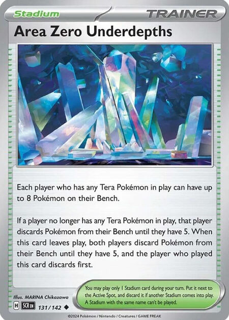 Area Zero Underdepths SCR 131