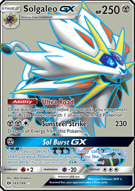 Solgaleo-GX Sun & Moon 143