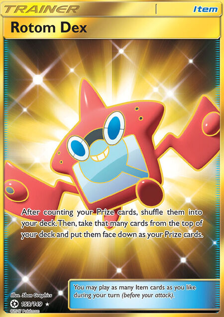 Rotom Dex Sun & Moon 159