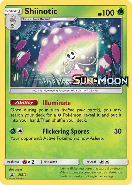 Shiinotic Sun & Moon Promos SM10