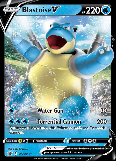 Blastoise V SWSHP SWSH101