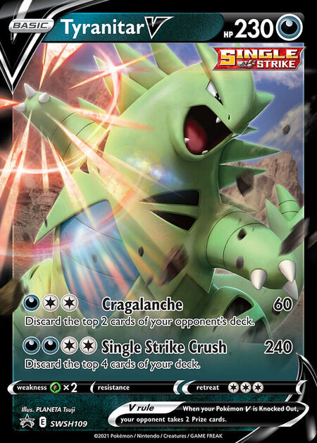 Tyranitar V SWSHP SWSH109