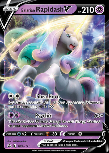 Galarian Rapidash V SWSHP SWSH111