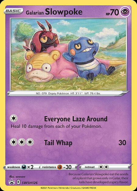 Galarian Slowpoke SWSHP SWSH126