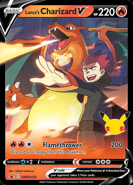 Lance's Charizard V SWSHP SWSH133