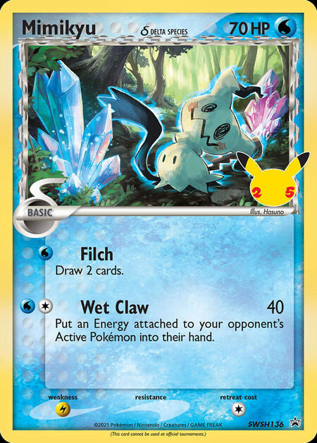 Mimikyu δ SWSHP SWSH136
