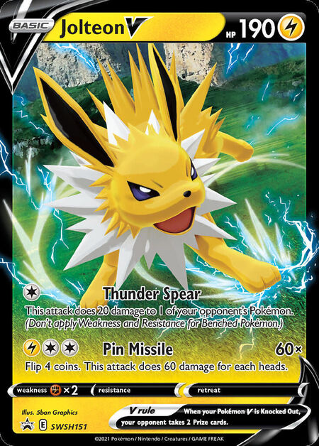 Jolteon V SWSHP SWSH151
