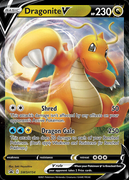 Dragonite V SWSHP SWSH154