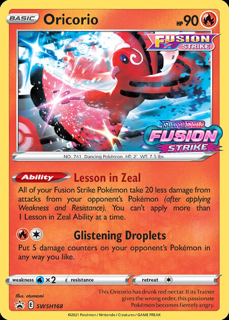 Oricorio SWSHP SWSH168