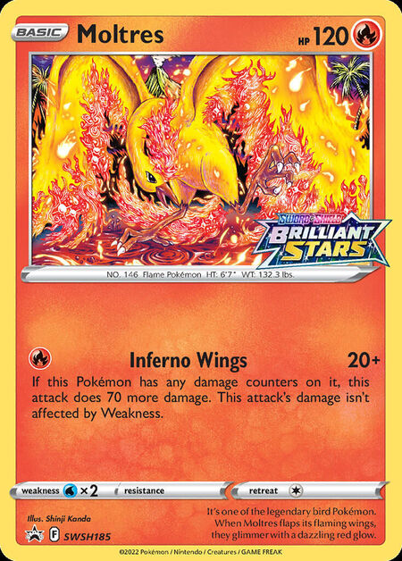 Moltres SWSHP SWSH185