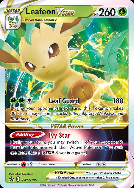 Leafeon VSTAR SWSHP SWSH195