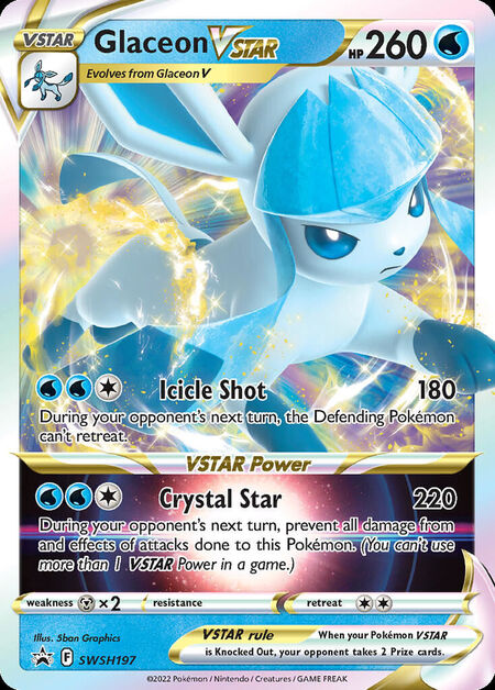 Glaceon VSTAR SWSHP SWSH197