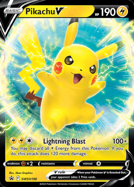 Pikachu V SWSHP SWSH198