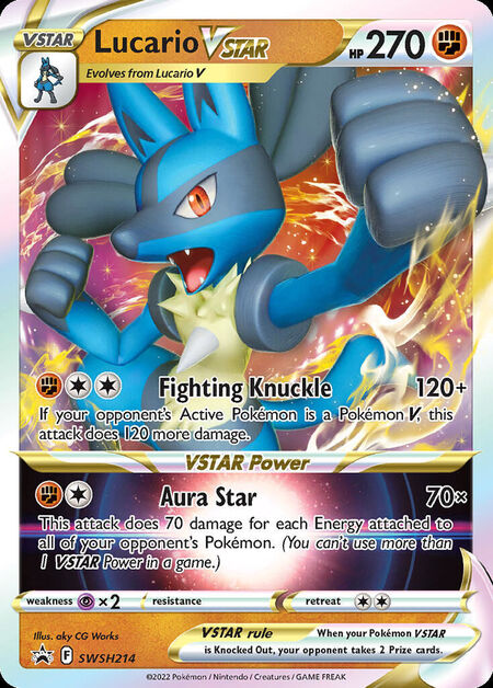 Lucario VSTAR SWSHP SWSH214