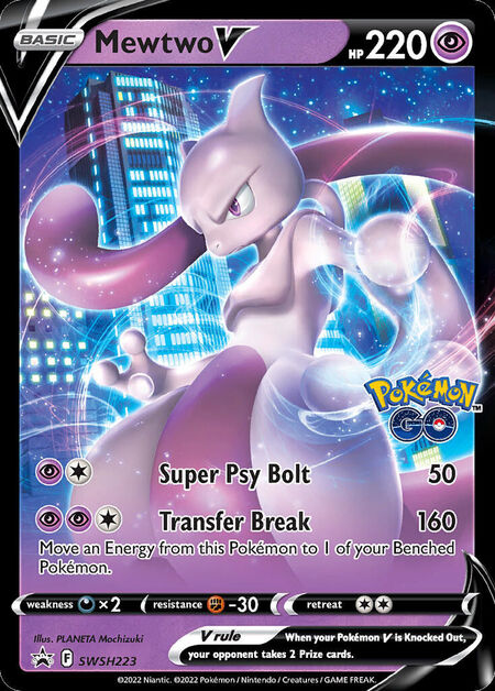 Mewtwo V SWSHP SWSH223