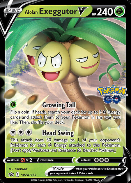 Alolan Exeggutor V SWSHP SWSH225