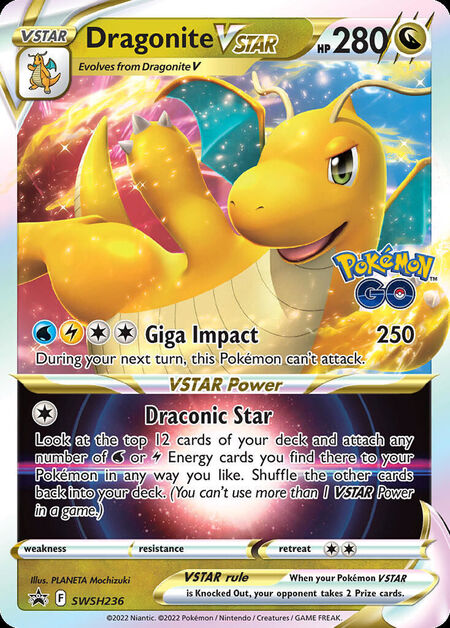 Dragonite VSTAR SWSHP SWSH236