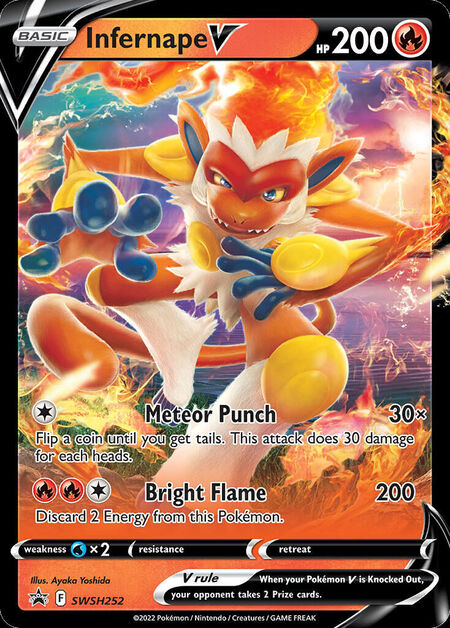 Infernape V SWSHP SWSH252