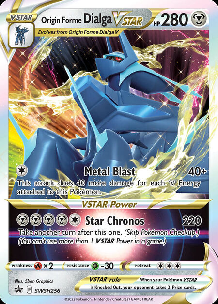 Origin Forme Dialga VSTAR SWSHP SWSH256