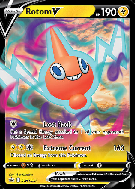 Rotom V SWSHP SWSH257