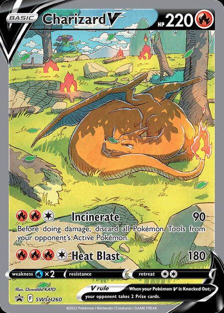 Charizard V SWSHP SWSH260
