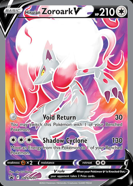 Hisuian Zoroark V SWSHP SWSH297
