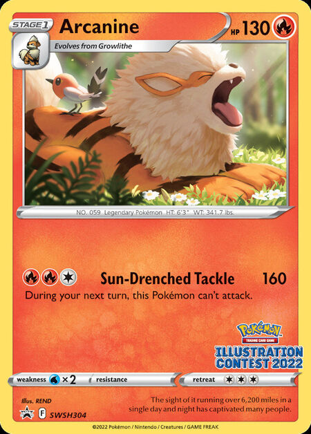 Arcanine SWSHP SWSH304
