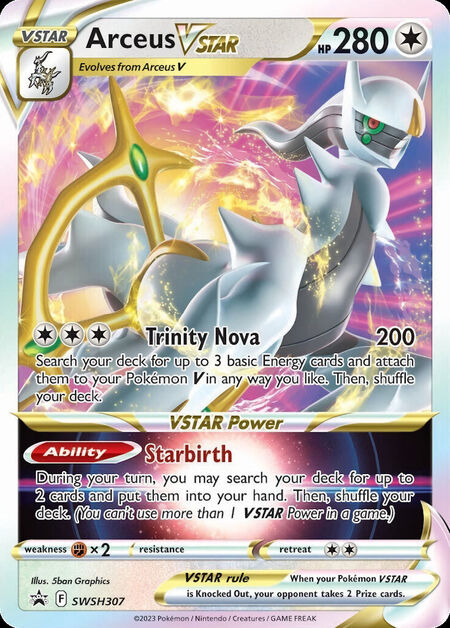 Arceus VSTAR SWSHP SWSH307
