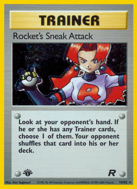 Rocket's Sneak Attack Team Rocket 16