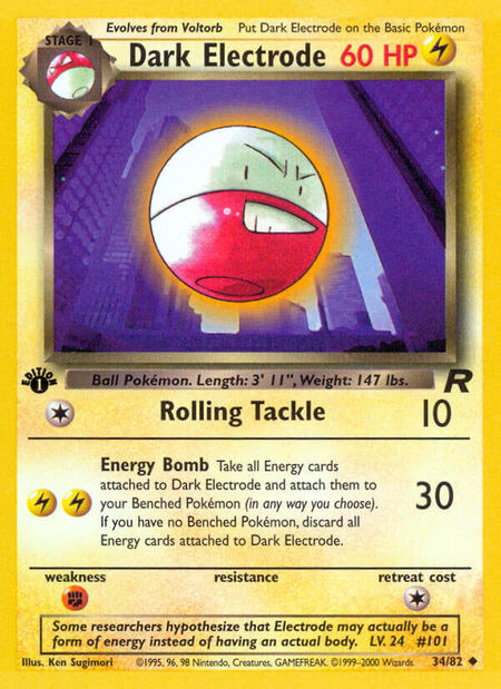 Dark Electrode Team Rocket 34