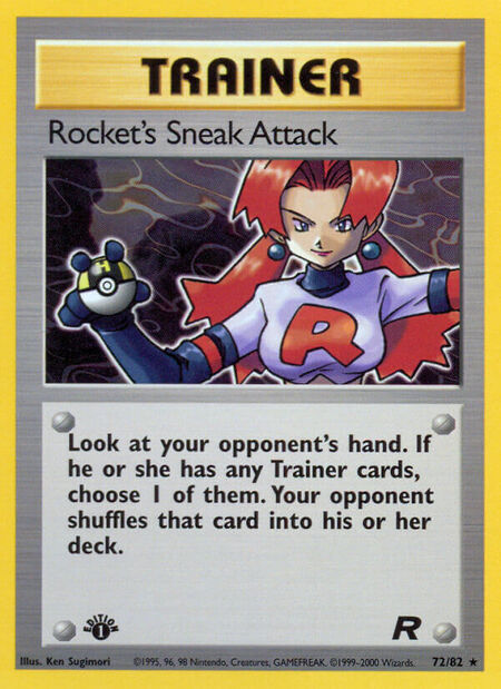 Rocket's Sneak Attack Team Rocket 72