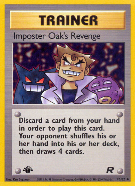Imposter Oak's Revenge Team Rocket 76