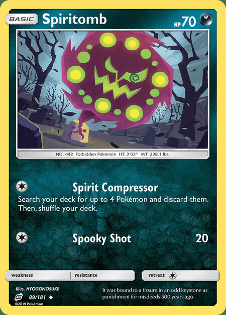 Spiritomb (TMU 89) - Team Up 89 - Card - TCG ONE