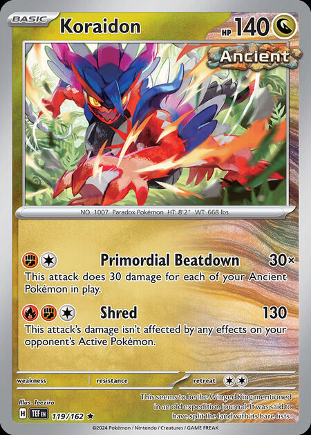 Koraidon TEF 119