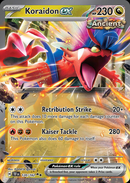Koraidon ex TEF 120