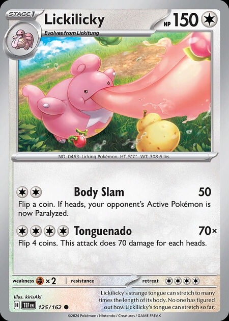 Lickilicky TEF 125