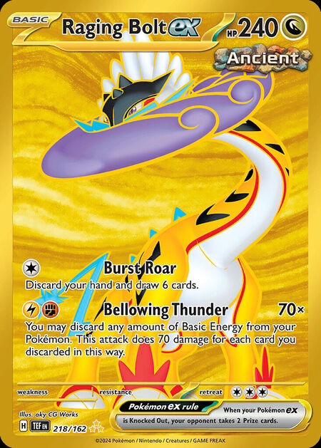 Raging Bolt ex TEF 218