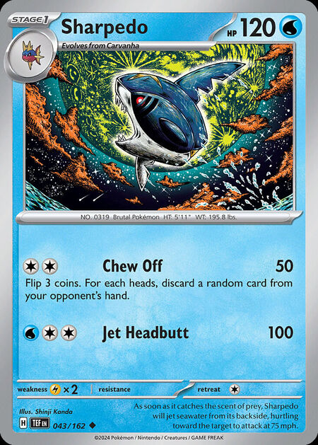 Sharpedo TEF 43