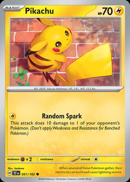 Pikachu TEF 51