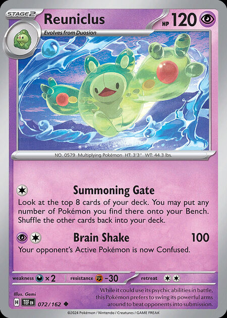 Reuniclus TEF 72