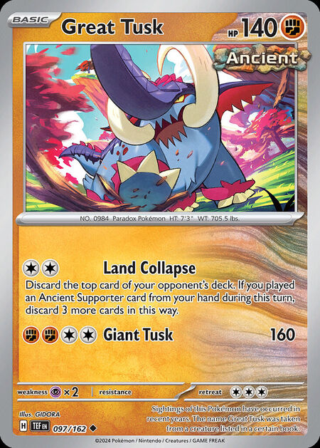 Great Tusk TEF 97