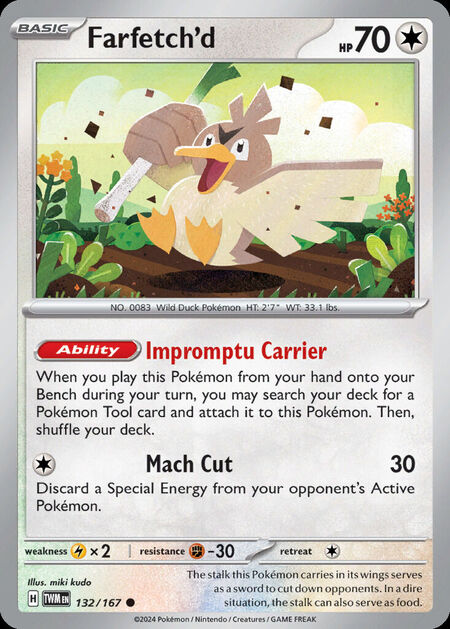 Farfetch'd TWM 132